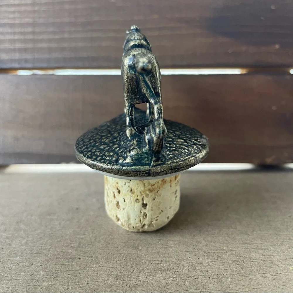Blanton’s Bourbon Jockey Bottle Stopper LETTER T
